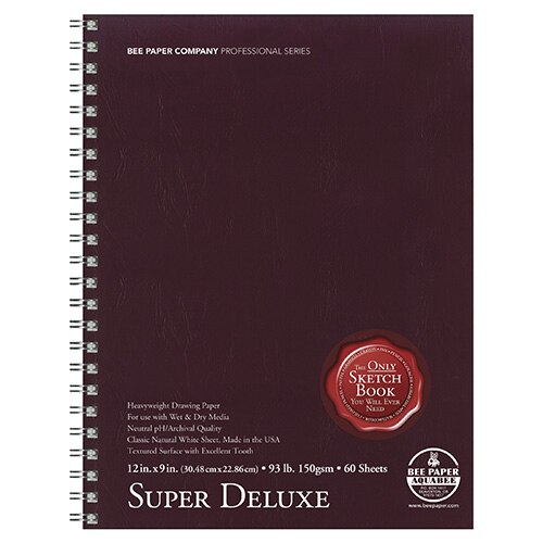 Bee Paper, 93#, Super Deluxe, 808, Sketch, 60 Sheet